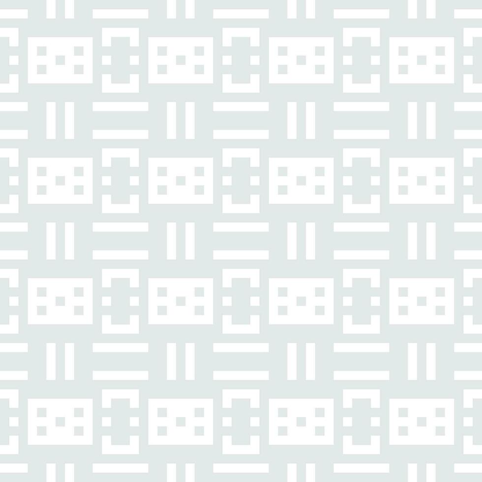a white and gray patterned background with squares vector