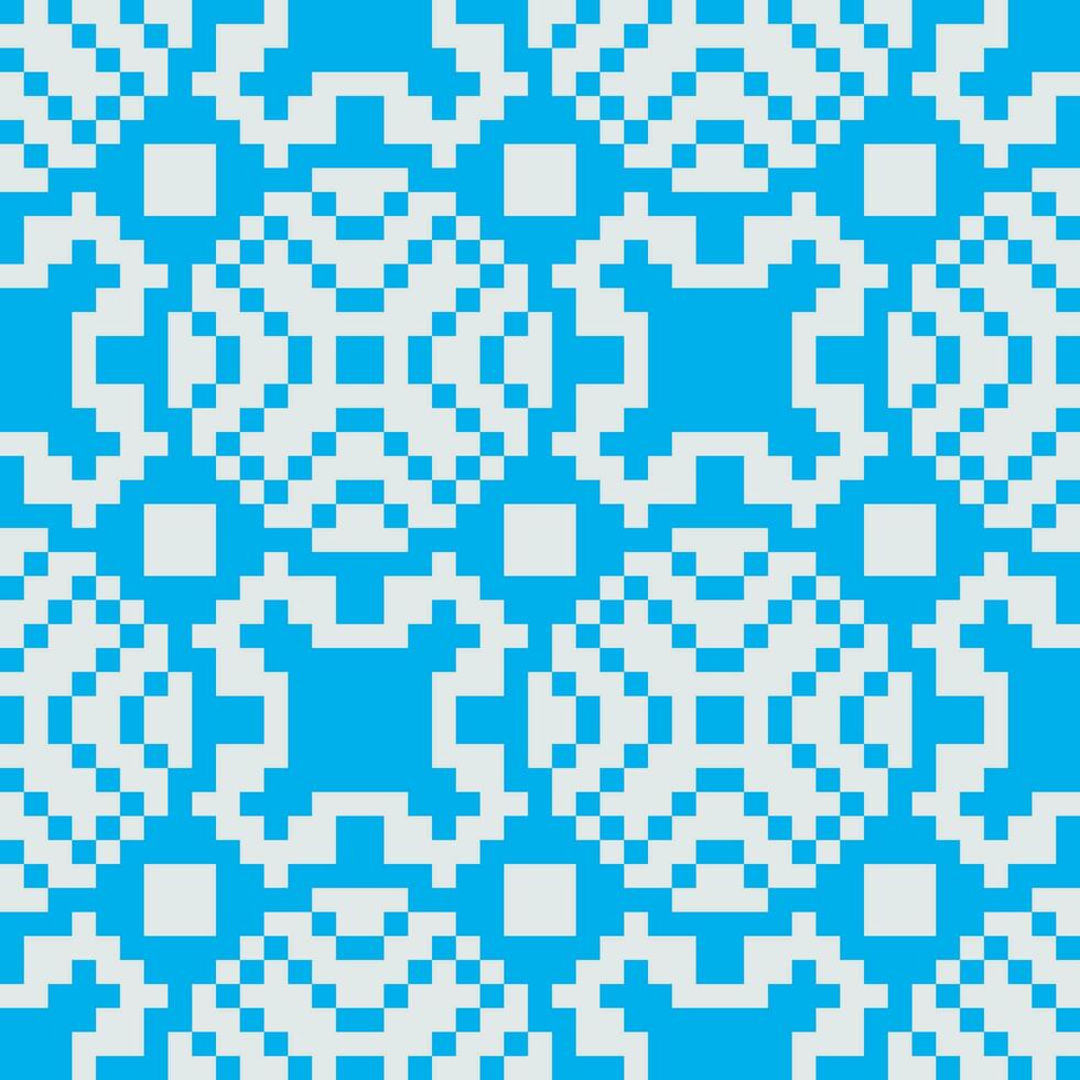pixel art seamless pattern vector