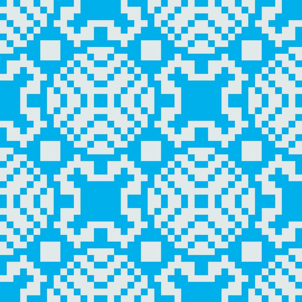 pixel art seamless pattern vector