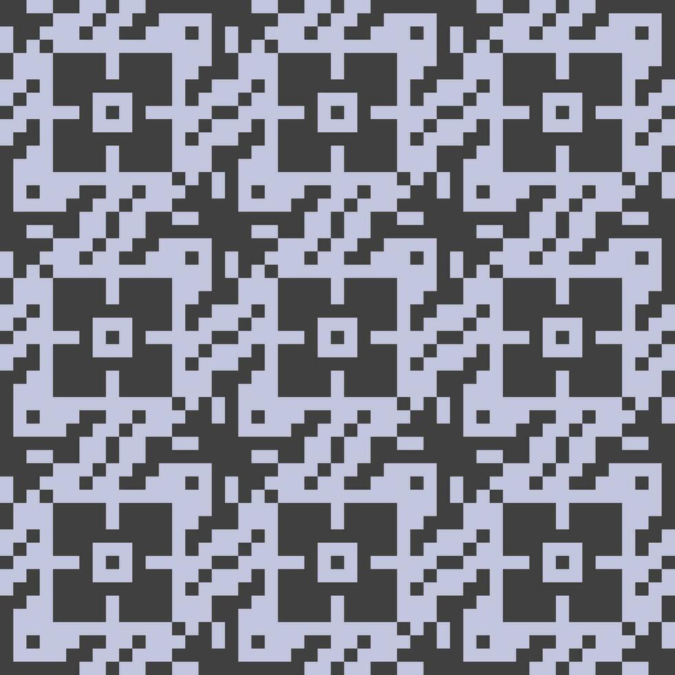 a pixel pattern in purple and black vector
