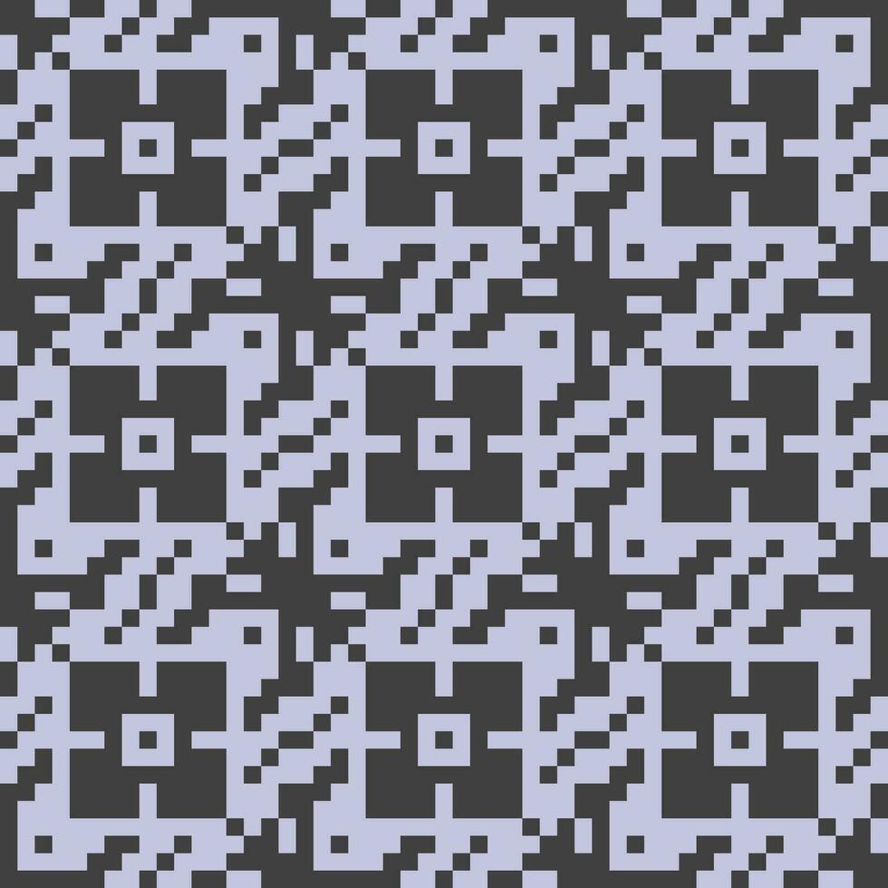 a pixel pattern in purple and black vector