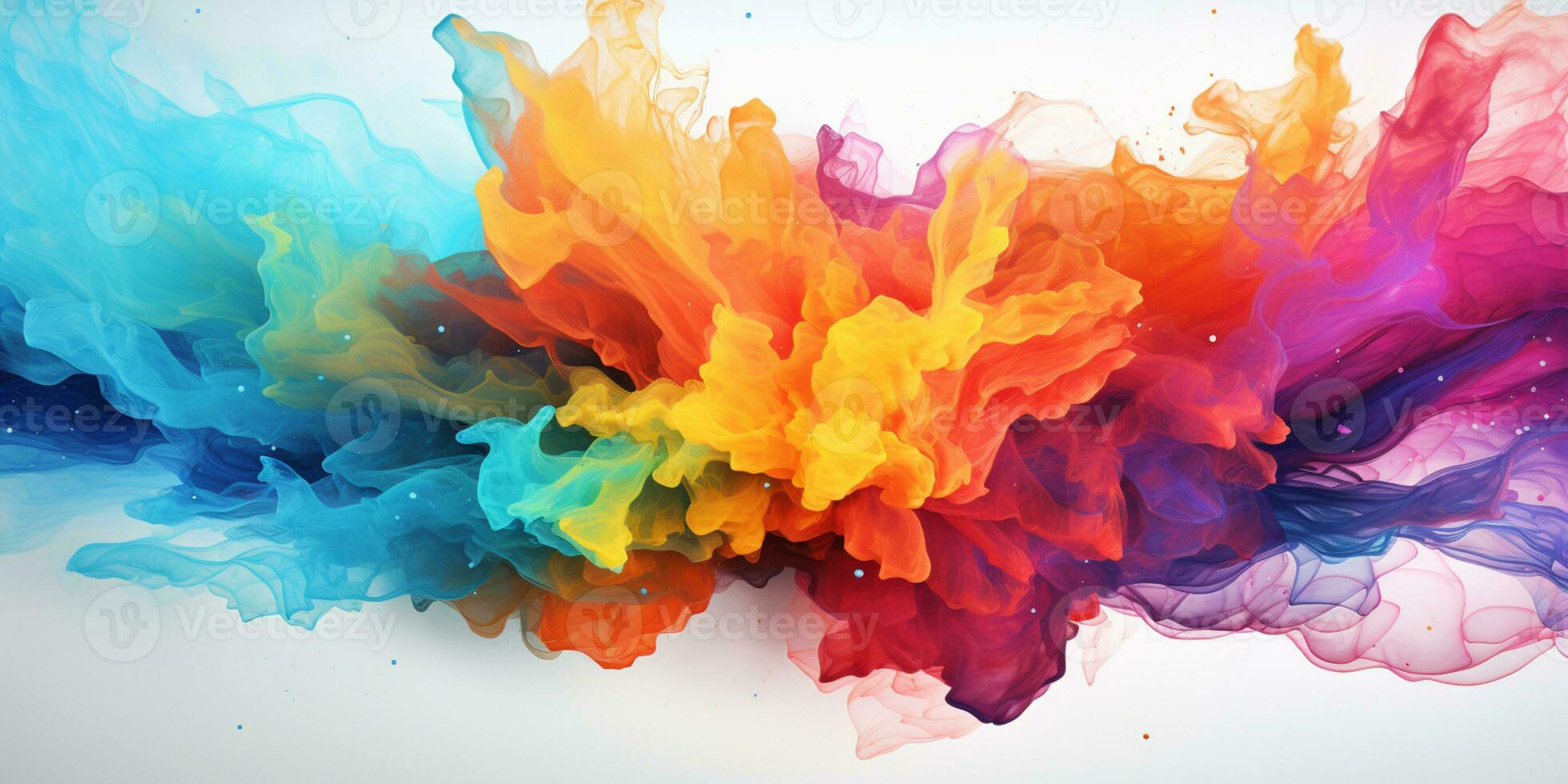 Abstract colorful Graphic motion on background, creative waves of gradient color smoke and liquid, AI Generative photo