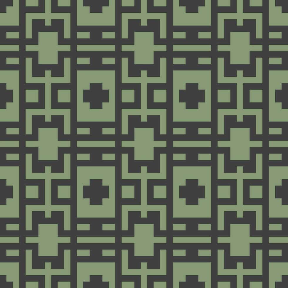 a green and black geometric pattern vector