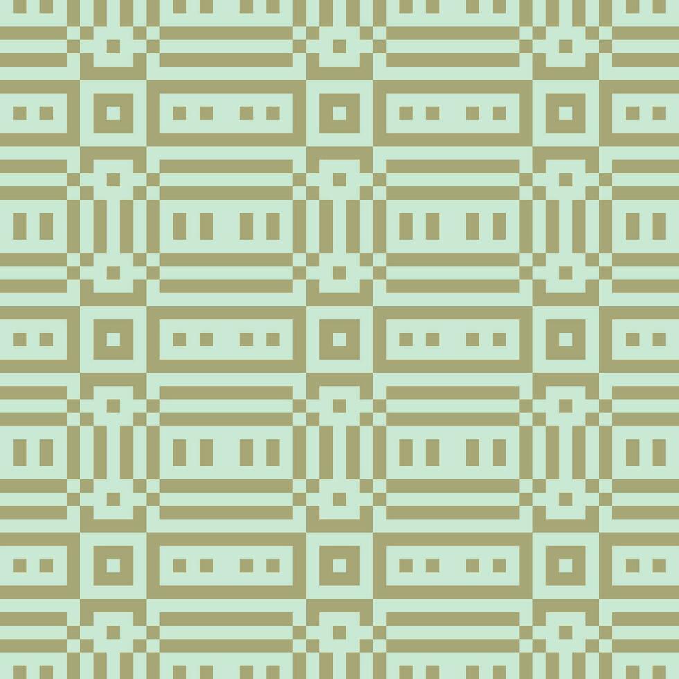 a green and beige geometric pattern vector