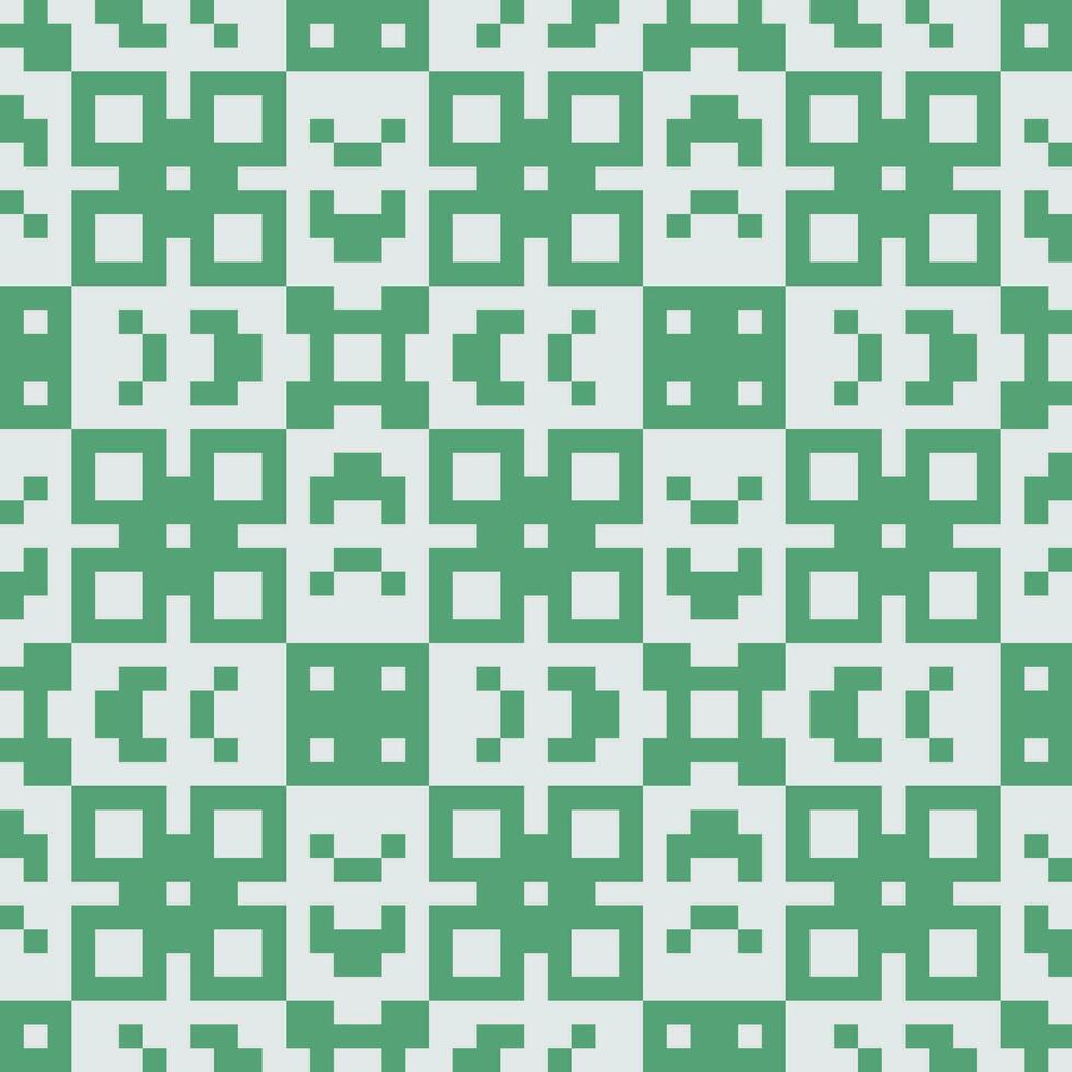 a green and white pattern with squares vector