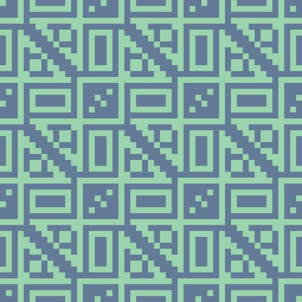 a pixelated pattern with squares and squares vector