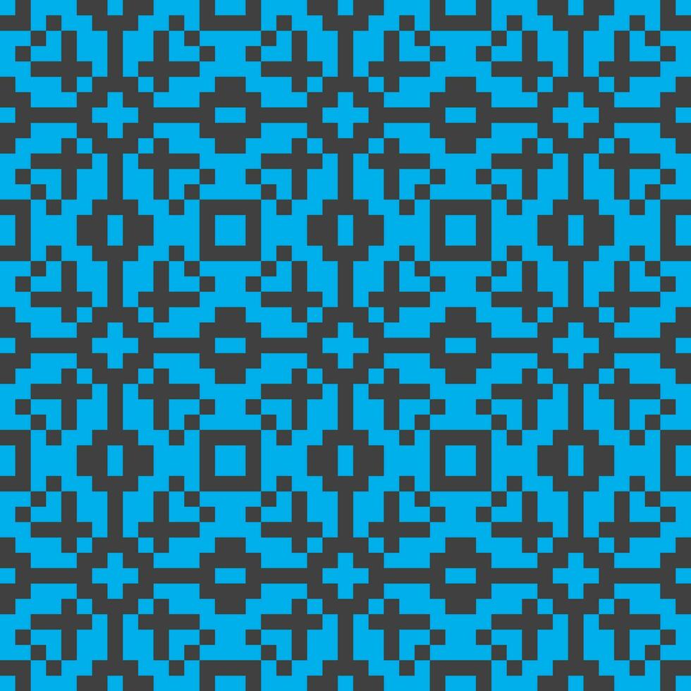 a pixelated pattern with blue squares vector