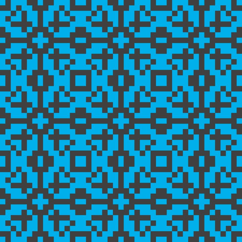 a pixelated pattern with blue squares vector