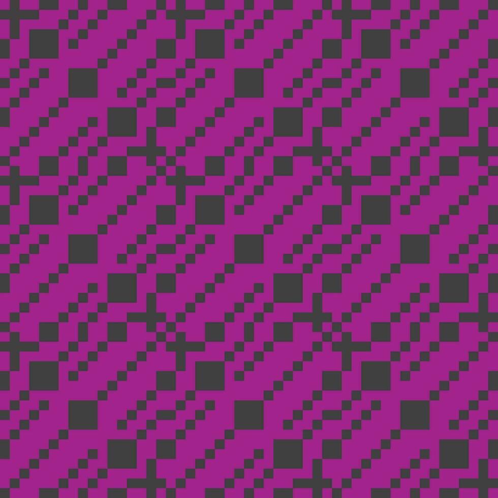 a pixelated pattern in purple and black vector