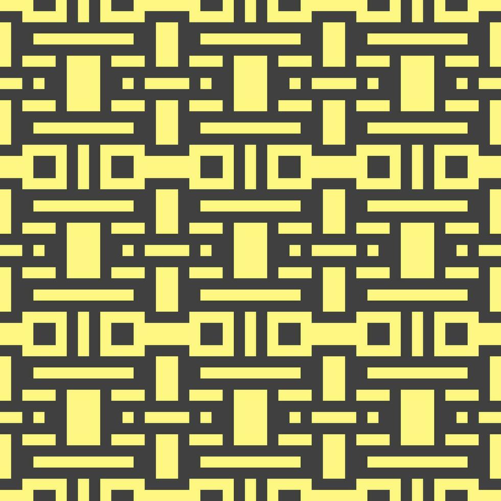 a yellow and black geometric pattern vector