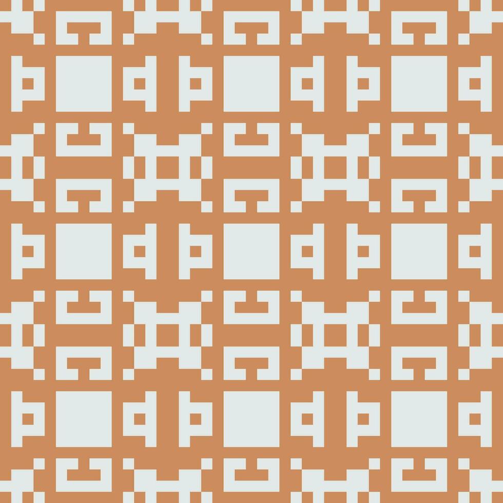 a pattern of squares on an orange background vector