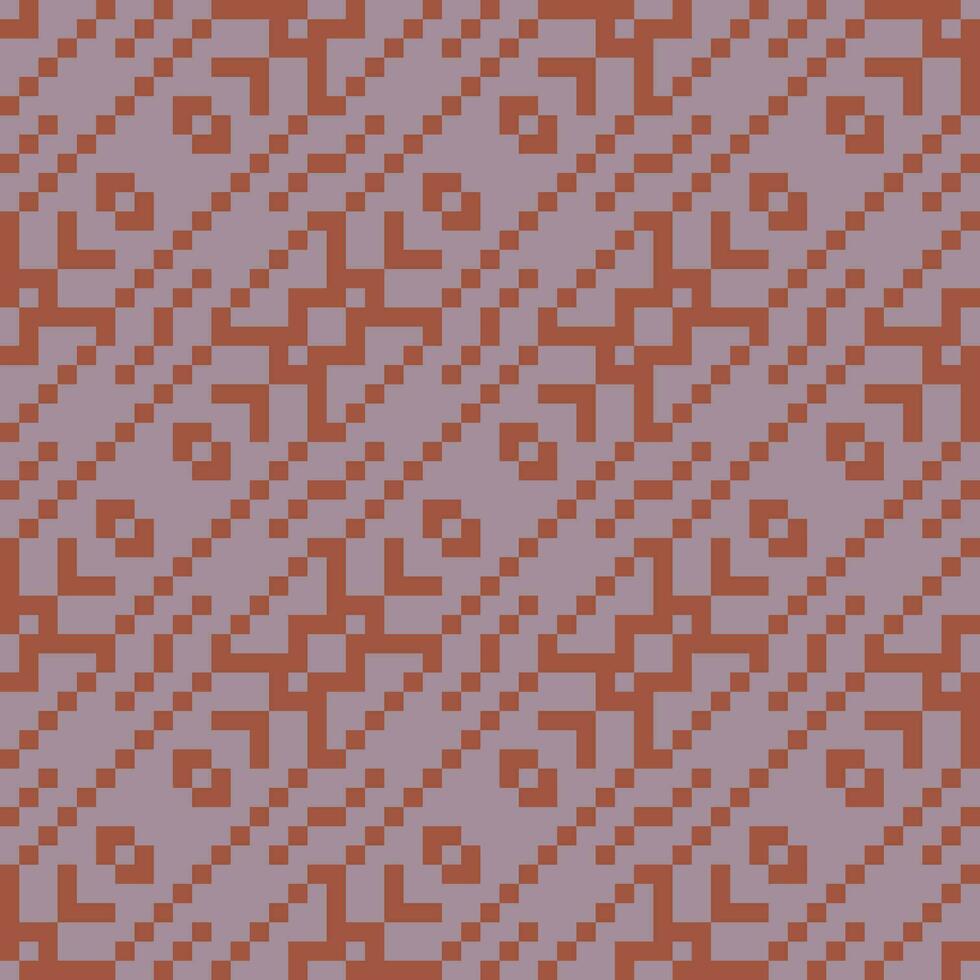 a pixelated pattern with red and blue squares vector