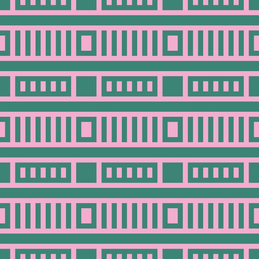 a pink and green striped pattern vector