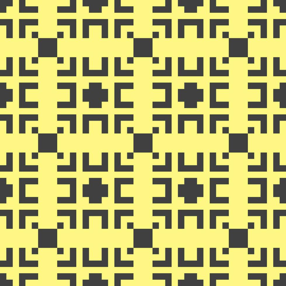 a yellow and black geometric pattern vector