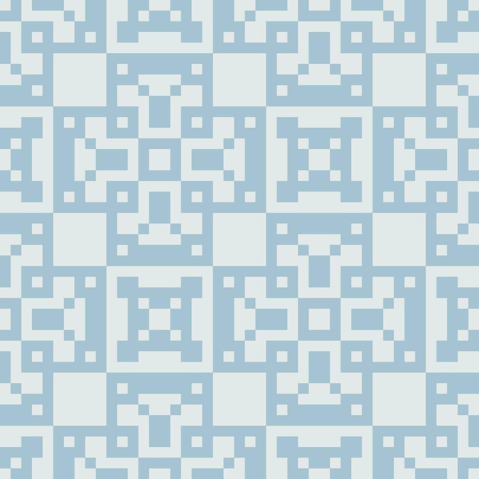 a blue and white pattern with squares vector