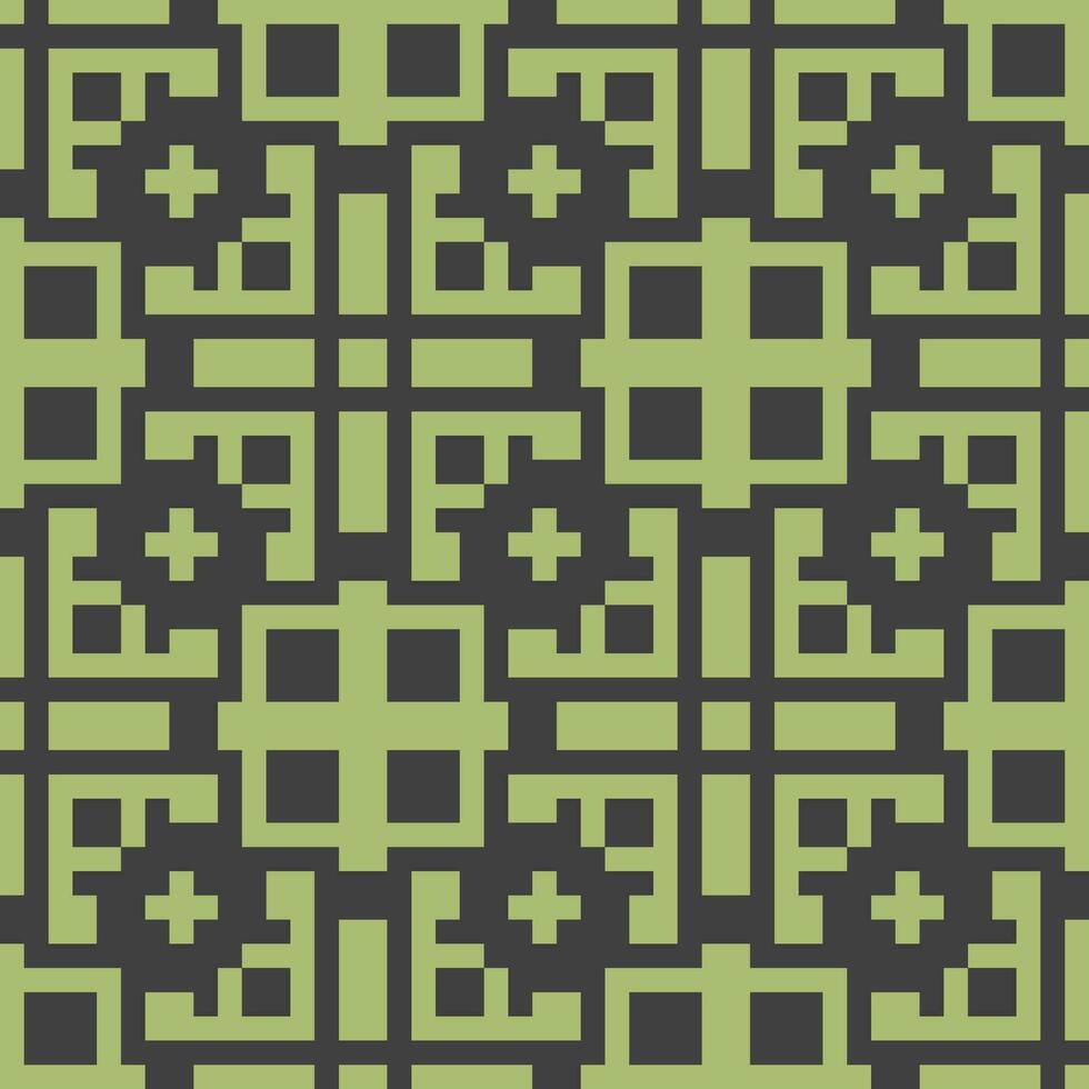 a green and black geometric pattern vector