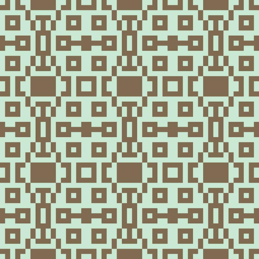 pixel square seamless pattern vector