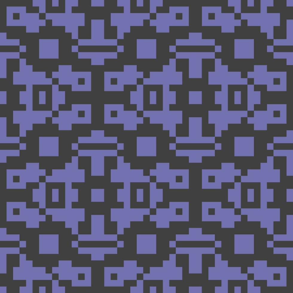 pixel pattern blue and purple vector