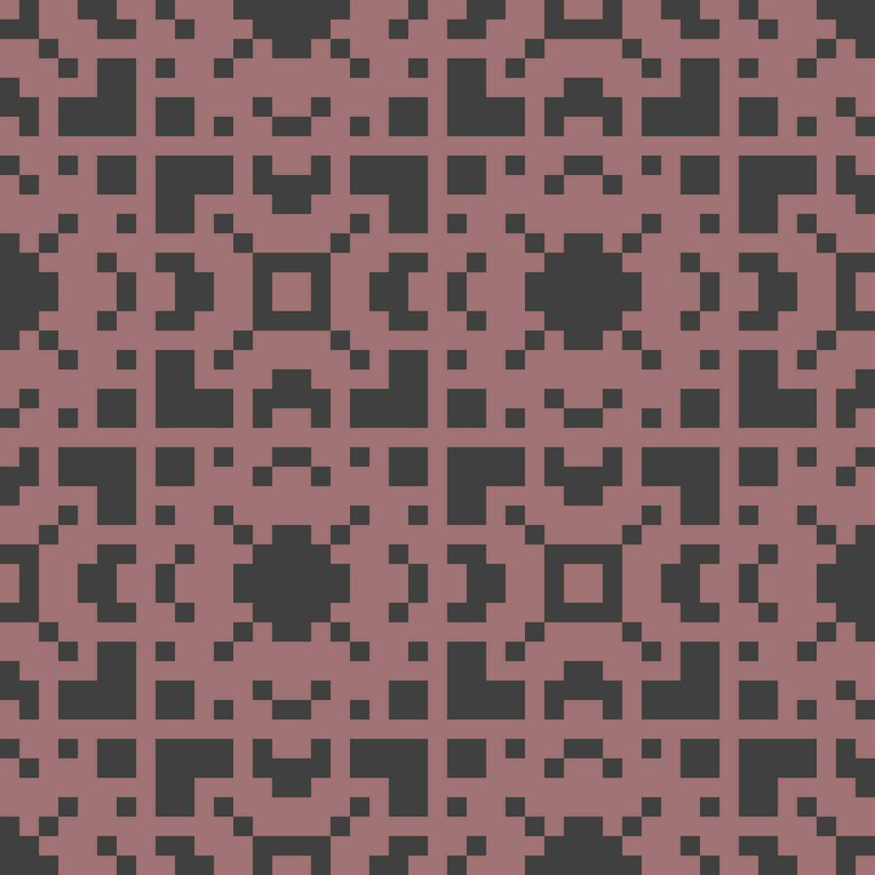 a pixel pattern in pink and black vector