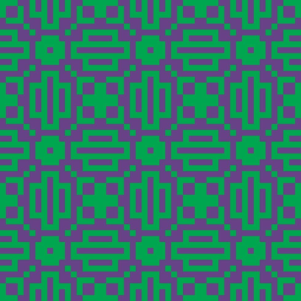 a green and purple geometric pattern vector