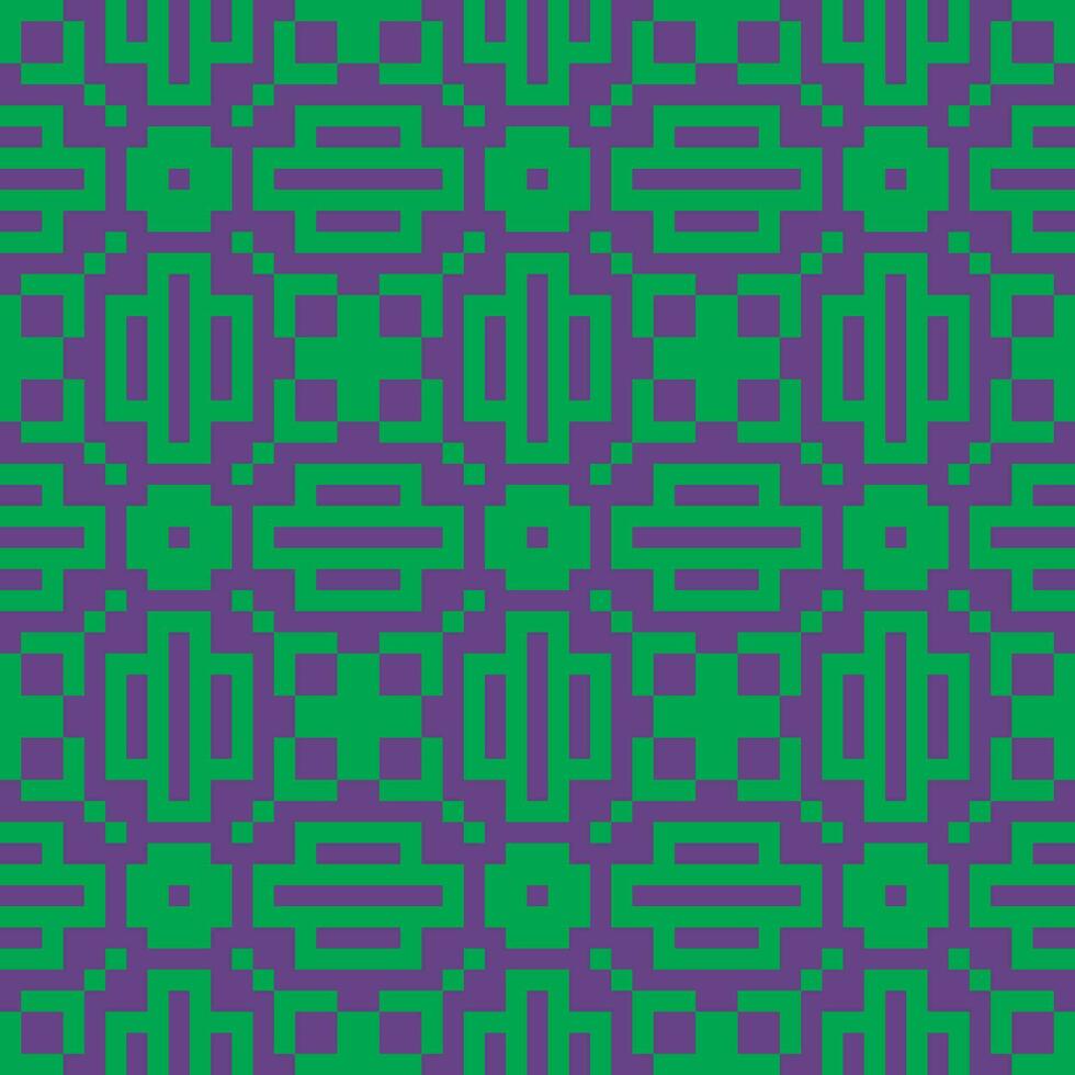 a green and purple geometric pattern vector