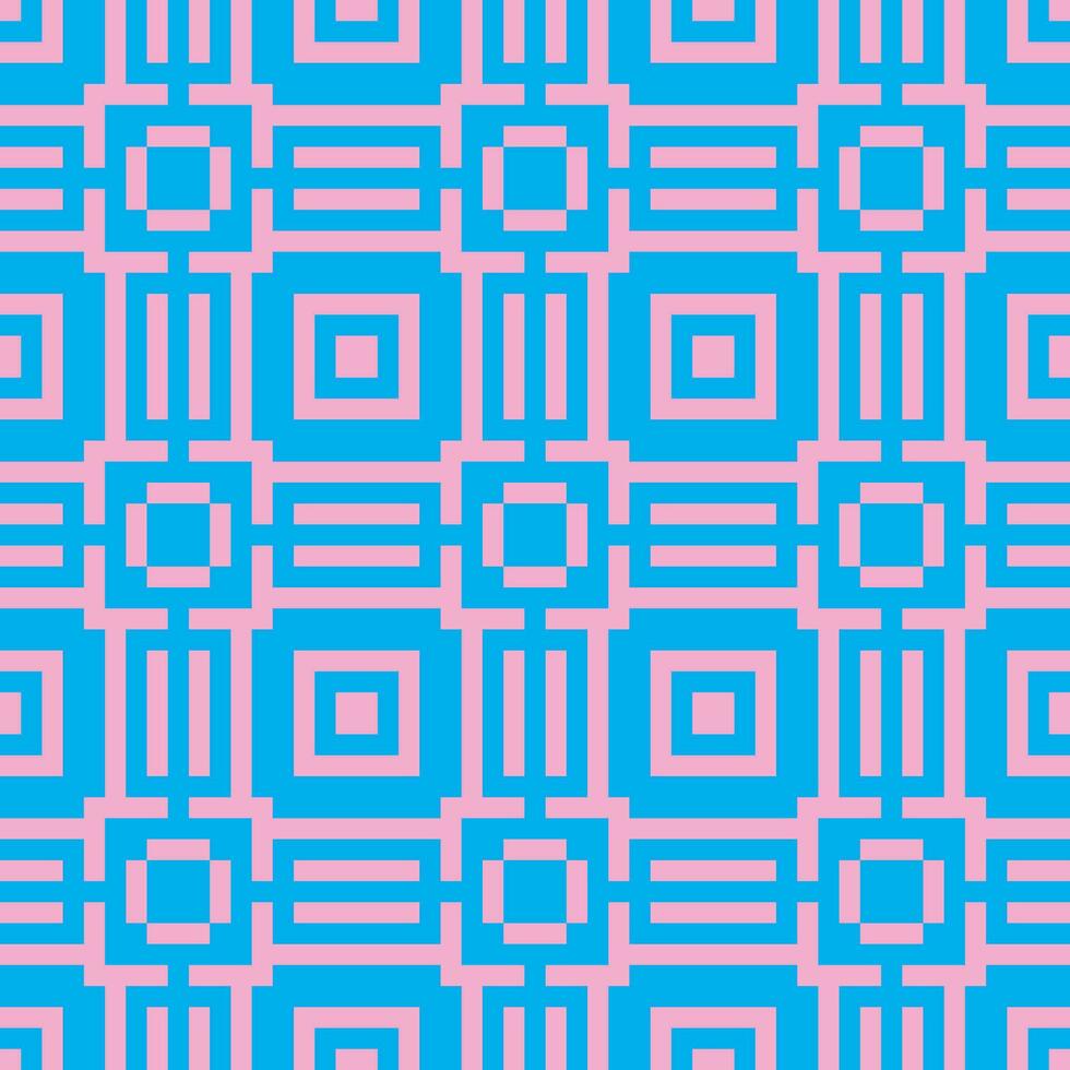 a blue and pink geometric pattern vector
