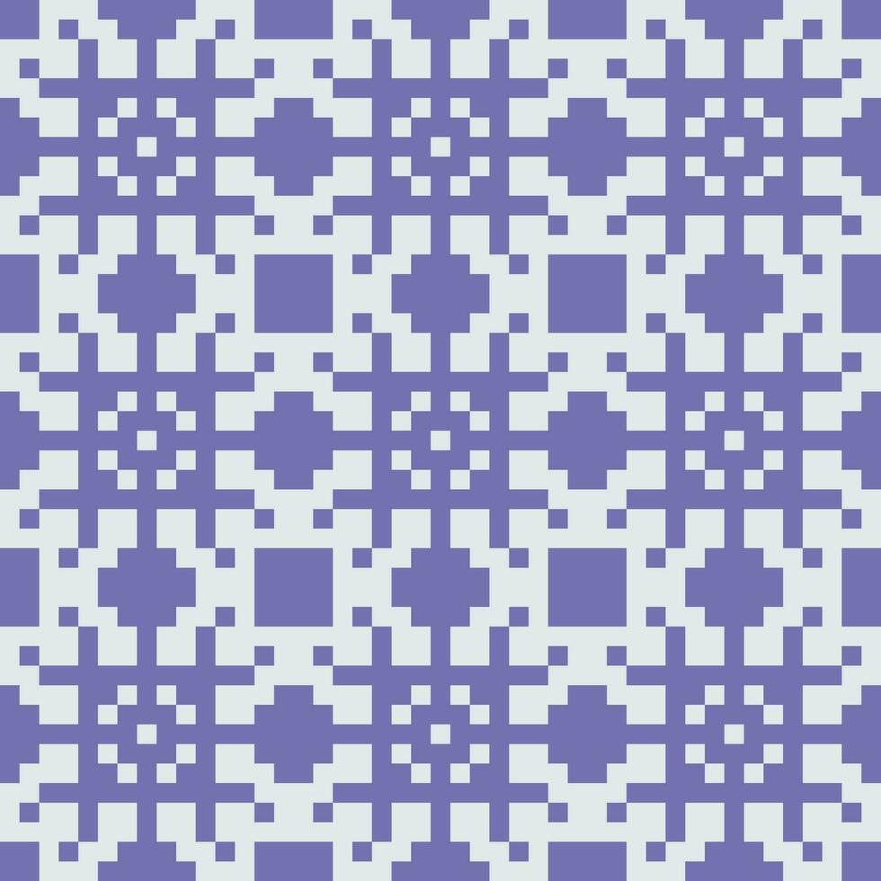 a pixel pattern in purple and white vector
