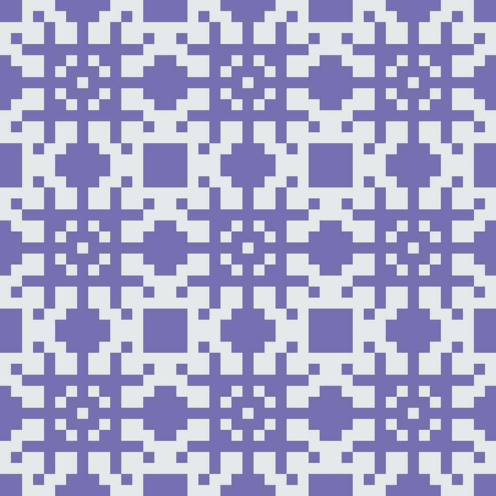 a pixel pattern in purple and white vector