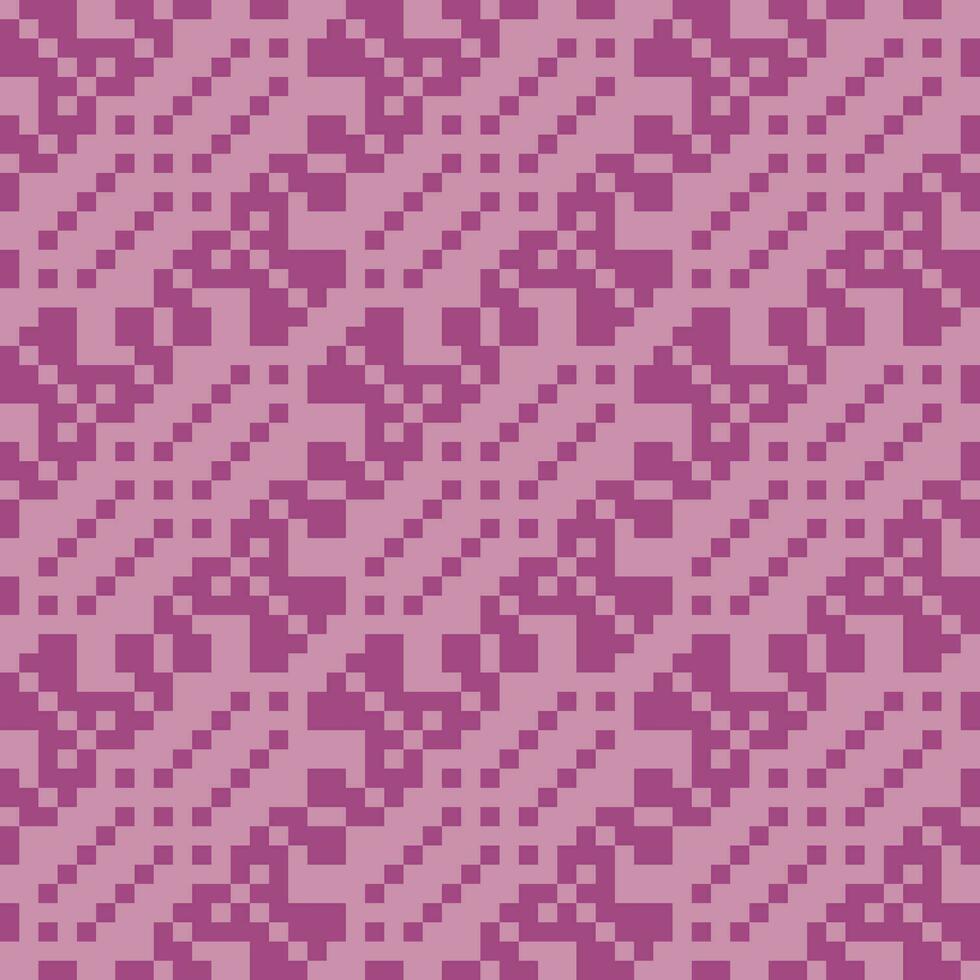 a pixel pattern in purple and pink vector