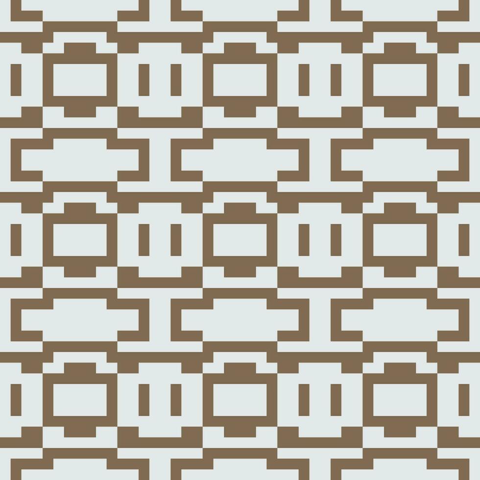 a brown and white geometric pattern vector