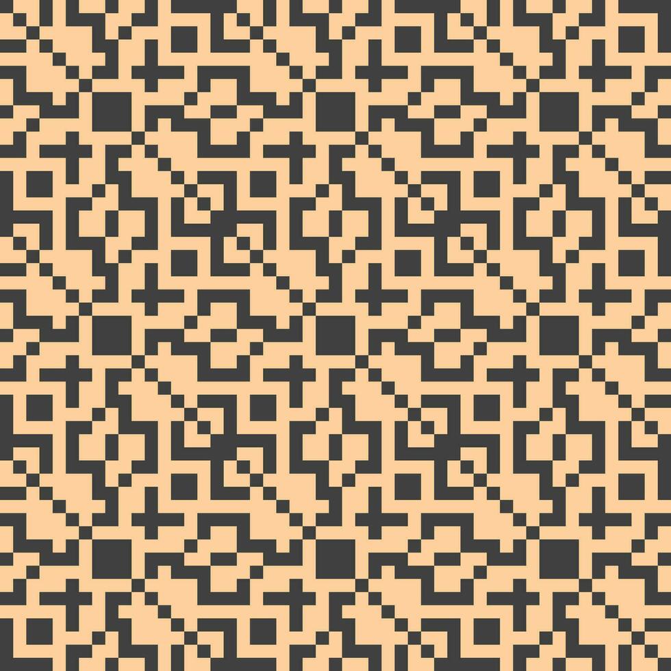 a pattern made up of squares in black and tan vector