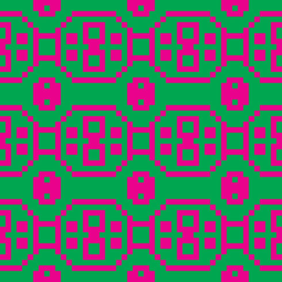 a green and pink pattern with squares vector