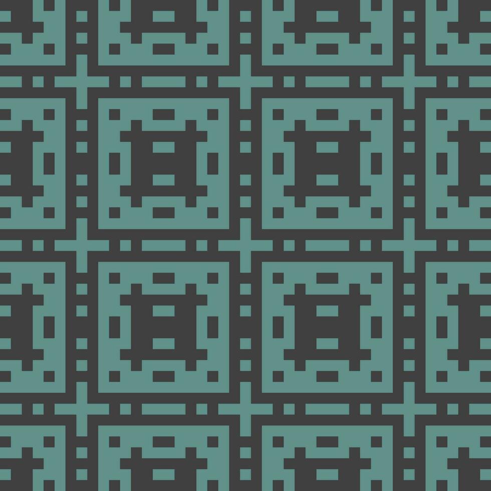 a blue and black tile pattern vector
