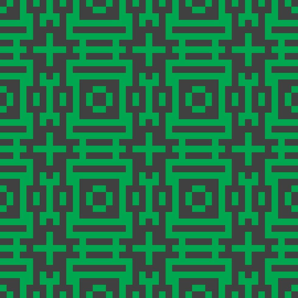 a green and black geometric pattern vector