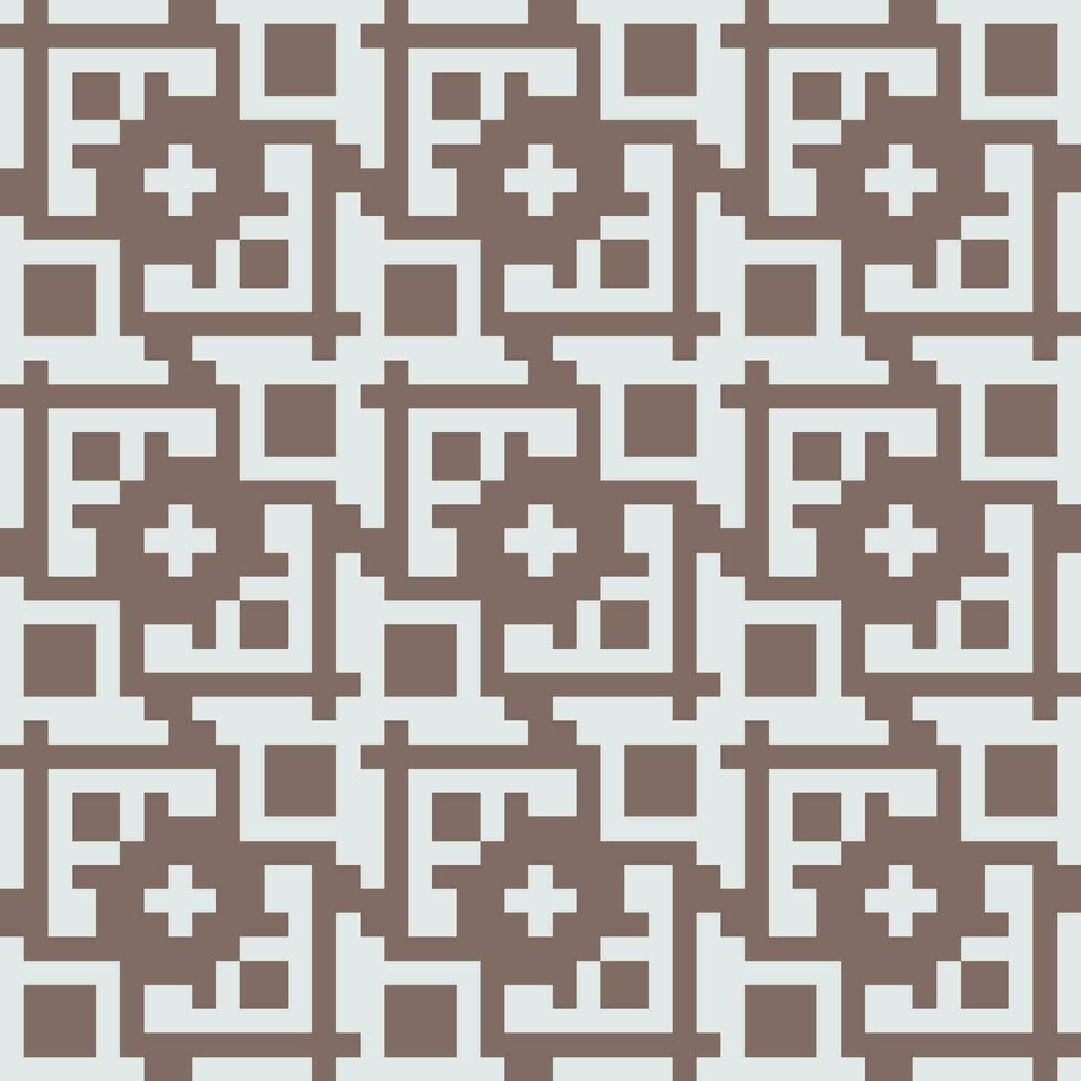 a brown and white pattern with squares vector