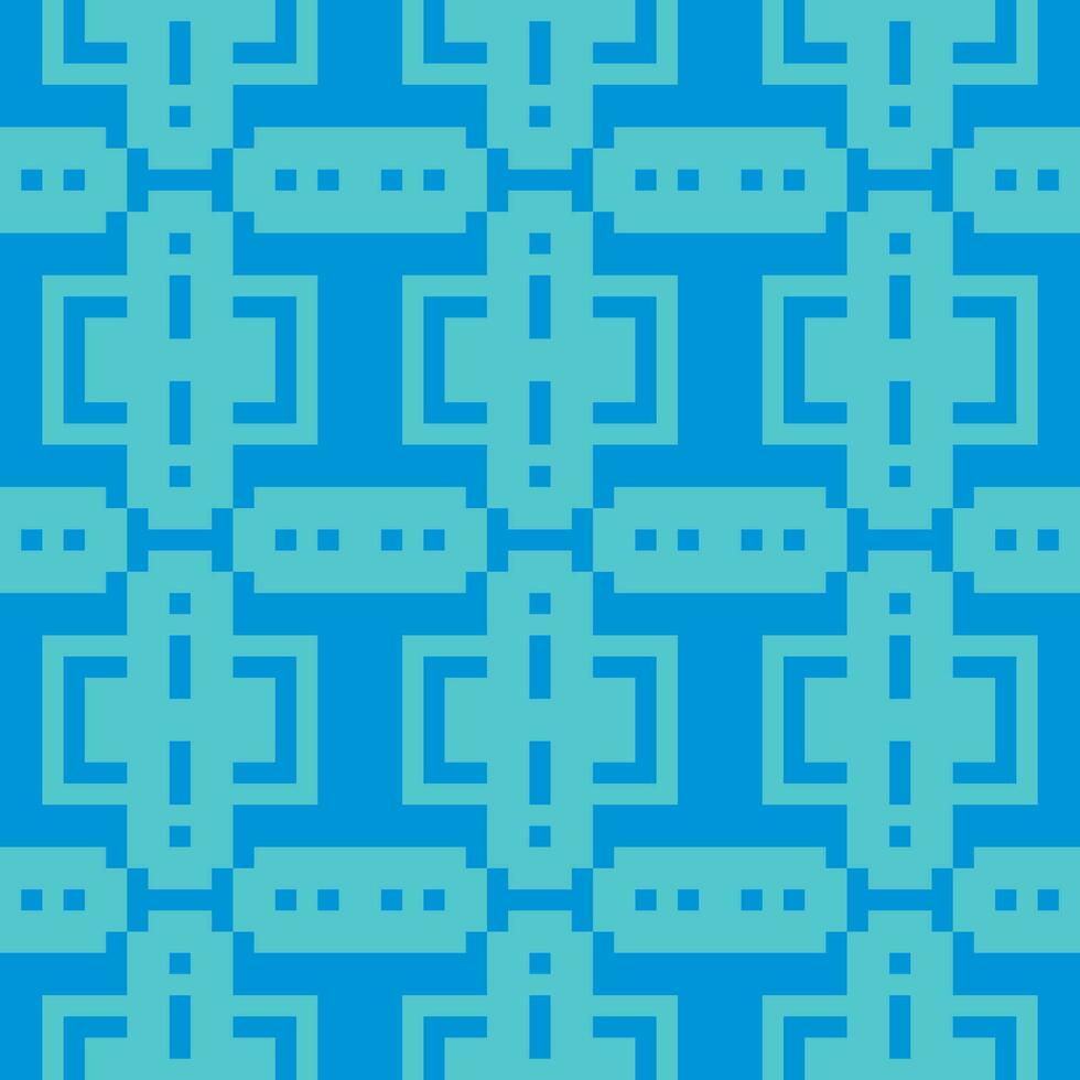 a blue and green pattern with squares vector