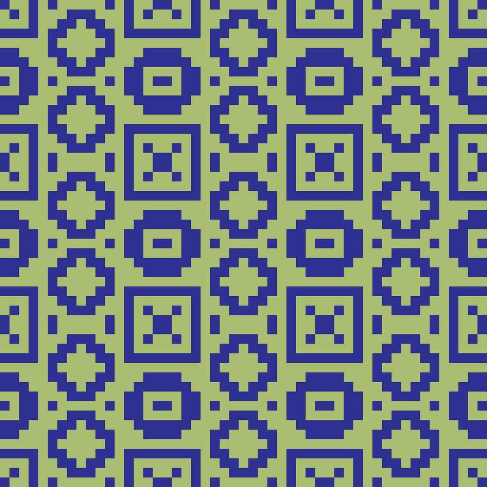 a green and blue geometric pattern vector