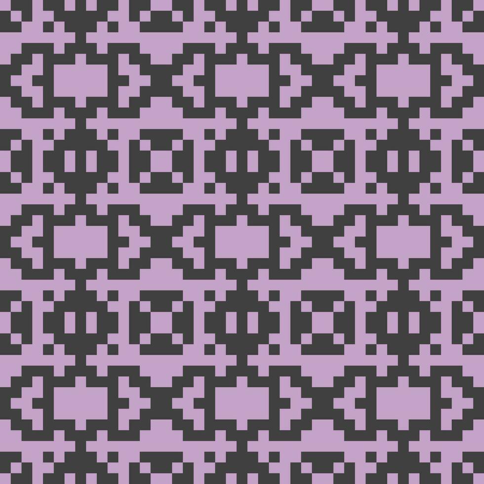 pixel pattern black purple pattern vector