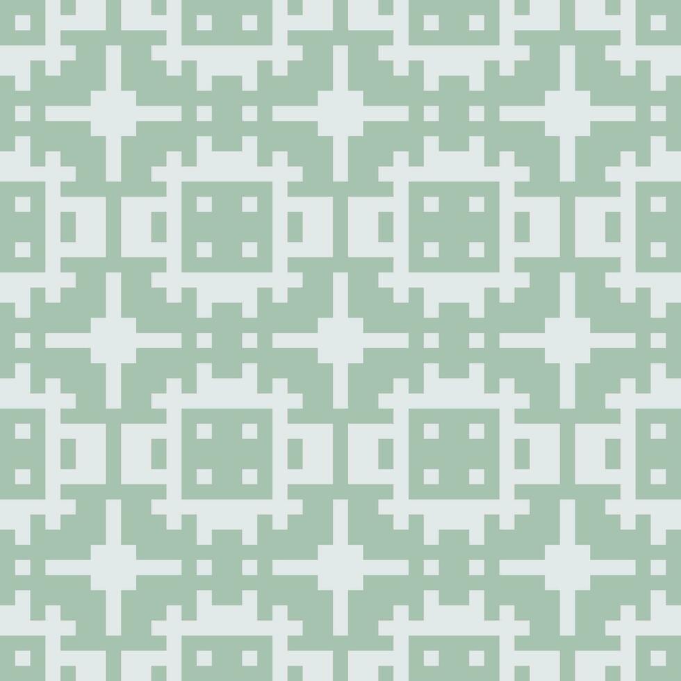 a green and white geometric pattern vector