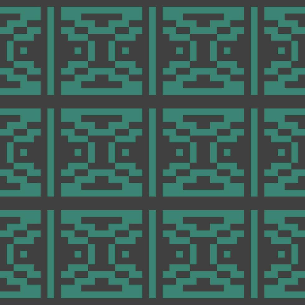 a green and black tile pattern vector