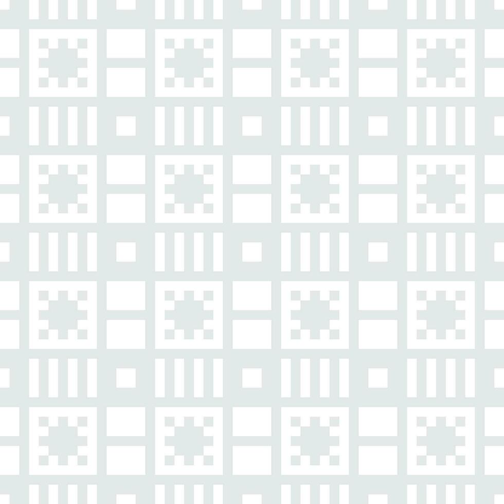 a white and gray pattern with squares vector