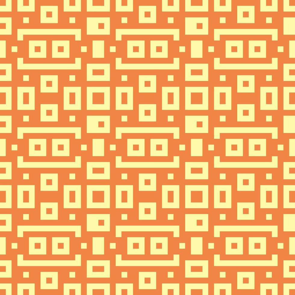 an orange and yellow geometric pattern vector