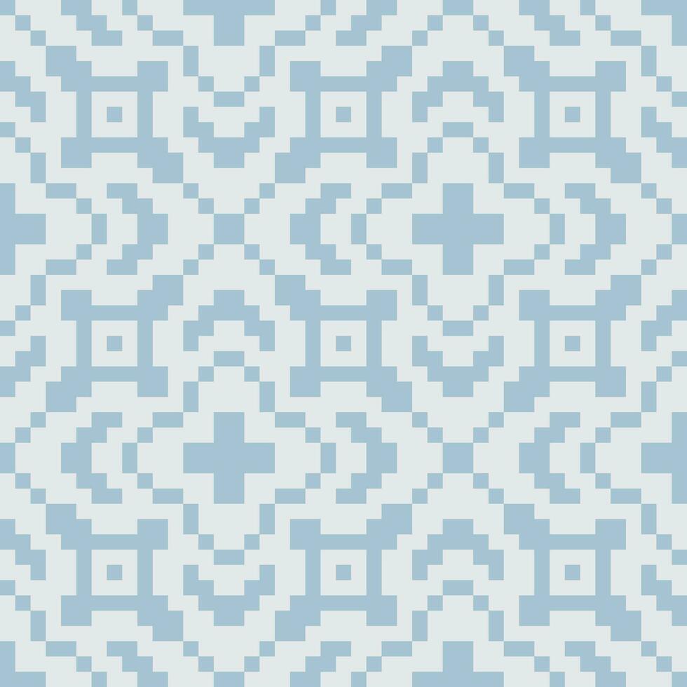 a blue and white pattern with squares vector
