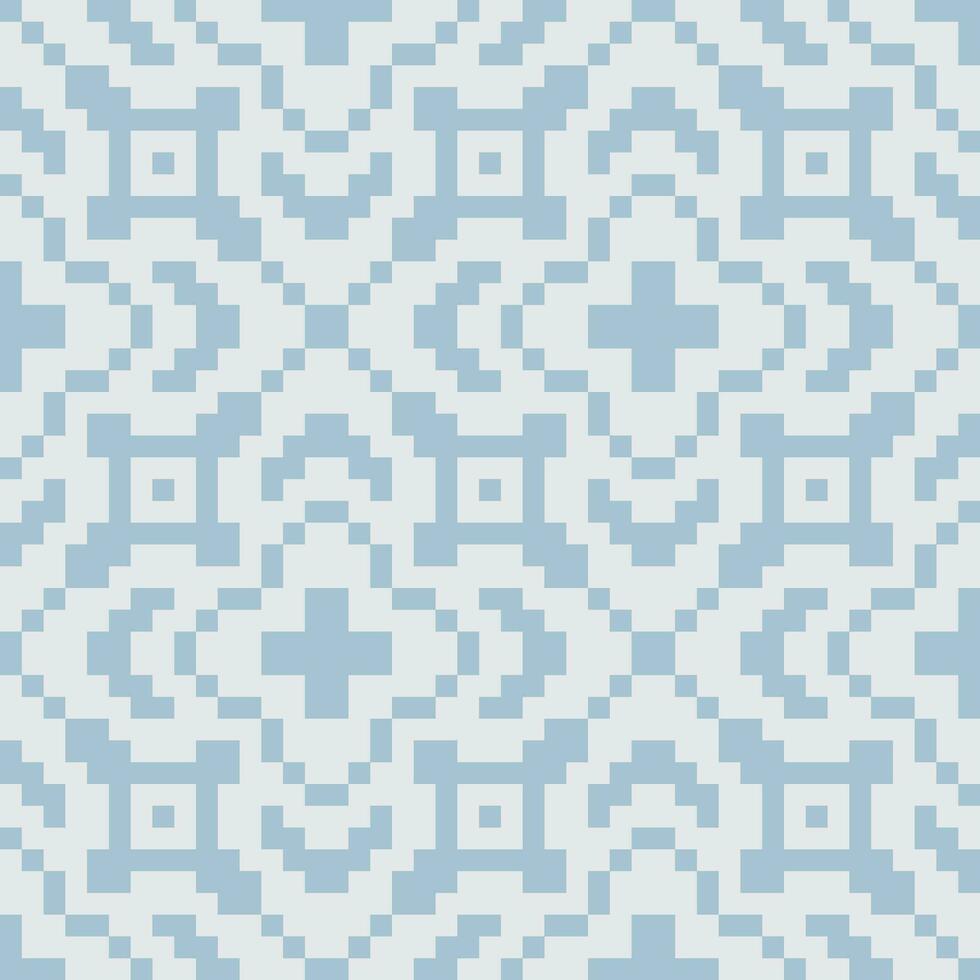 a blue and white pattern with squares vector