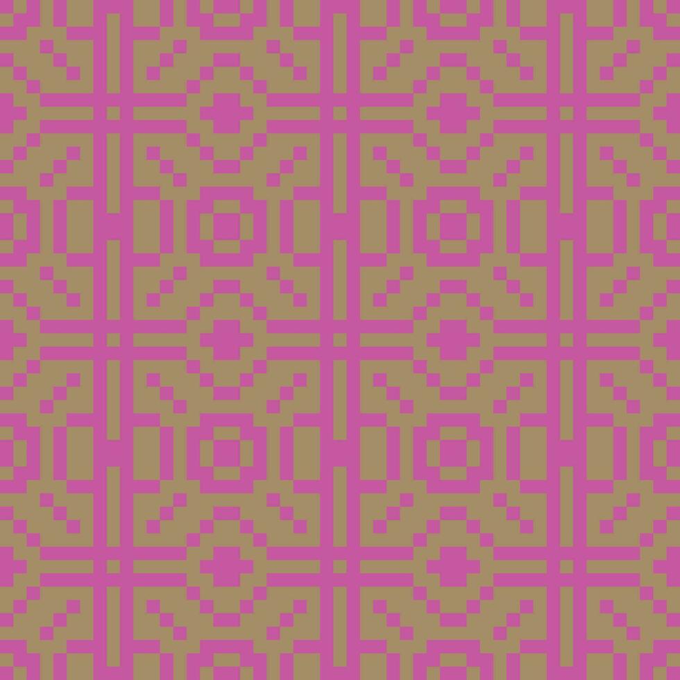a pink and green geometric pattern vector