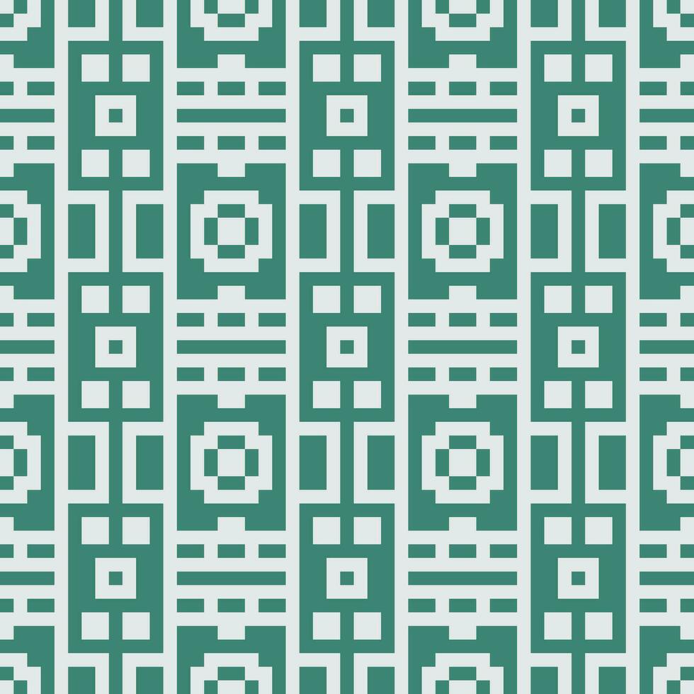 a green and white geometric pattern vector