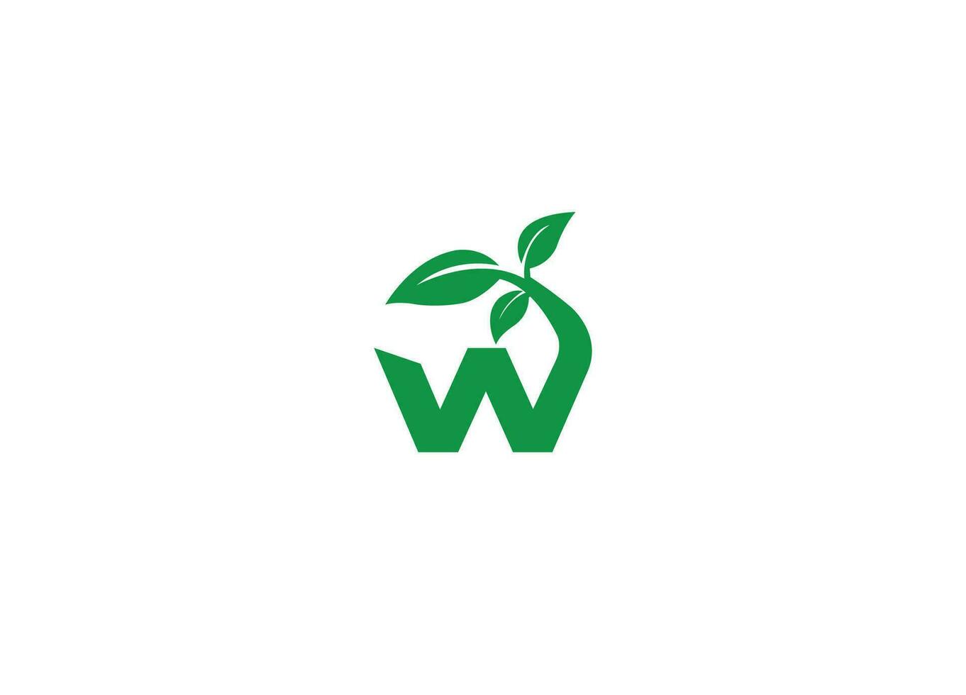 W letter modern logo design vector icon template
