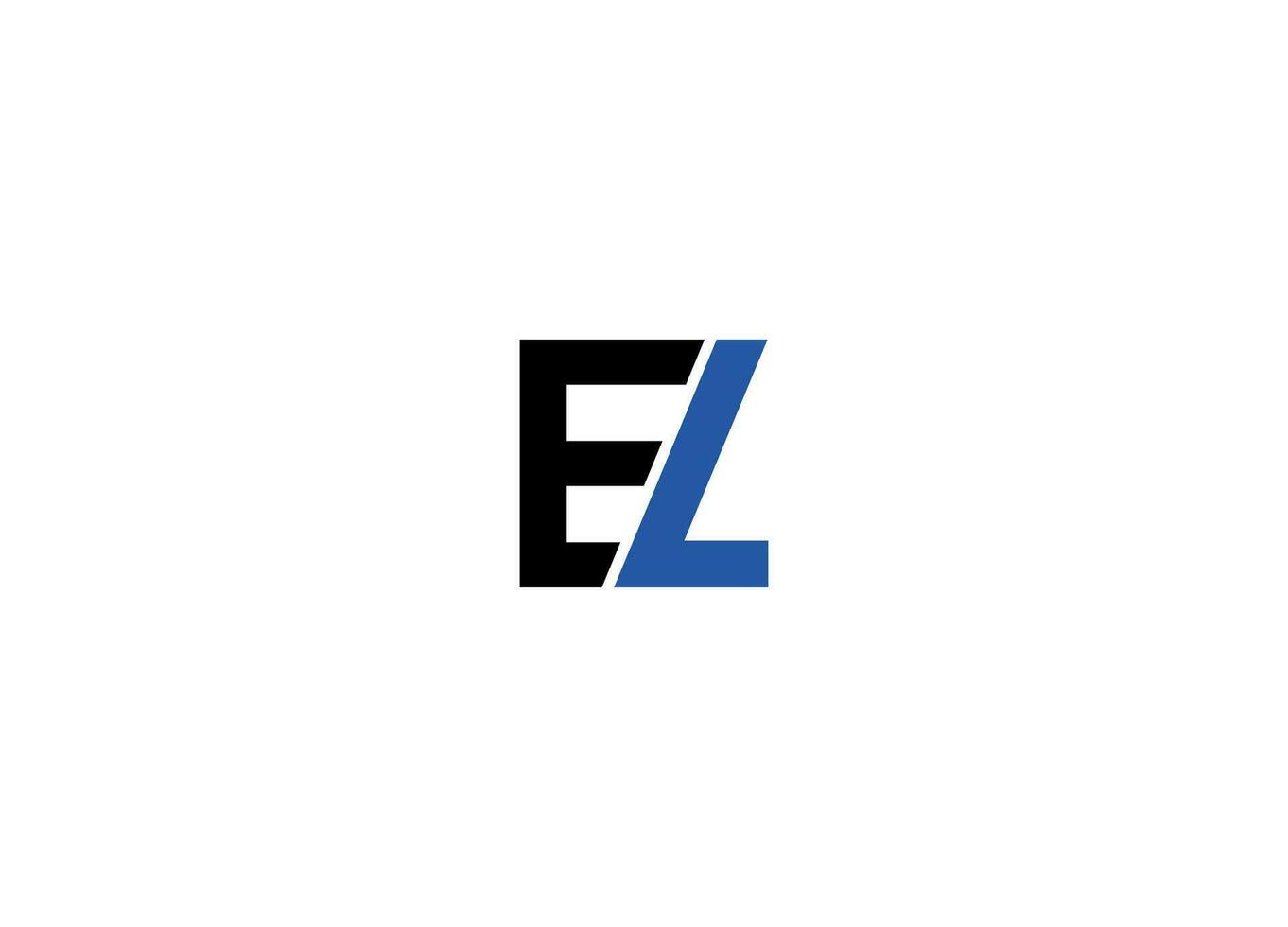 EL letter Logo Design with Creative Modern vector icon template