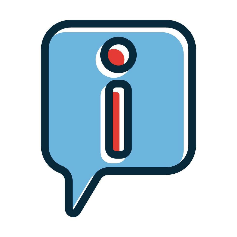 Information Vector Thick Line Filled Dark Colors Icons For Personal And Commercial Use.