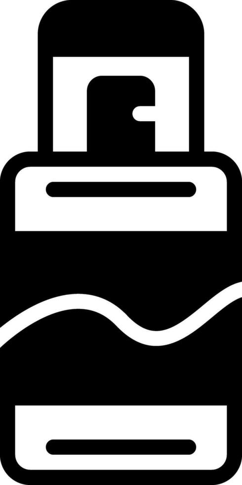 solid icon for edt vector